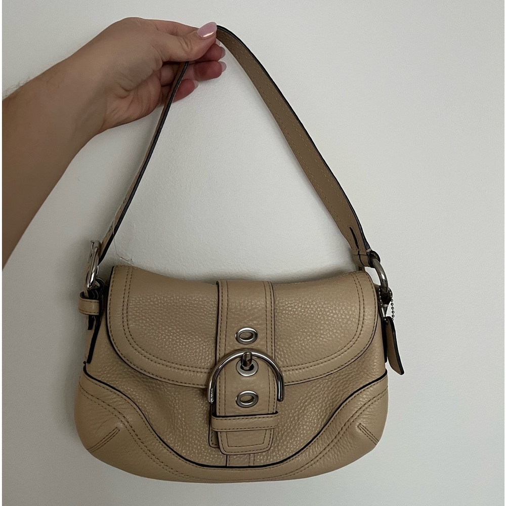 Coach leather soho purse